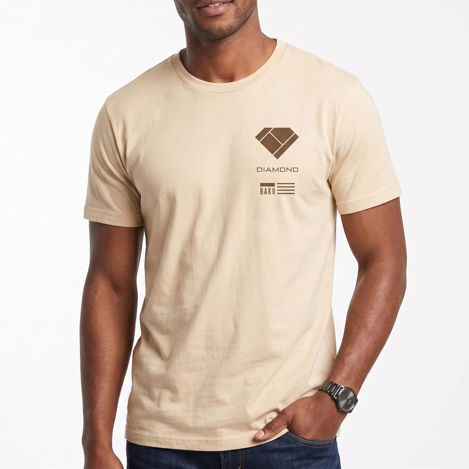 Diamond Bako Tan Tee